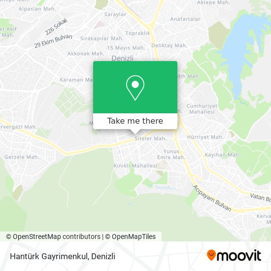 Hantürk Gayrimenkul map