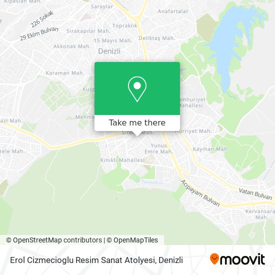 Erol Cizmecioglu Resim Sanat Atolyesi map