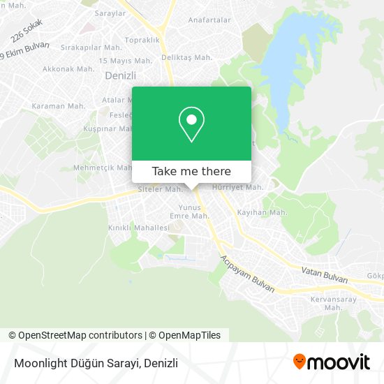 Moonlight Düğün Sarayi map