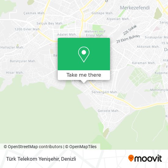 Türk Telekom Yenişehir map