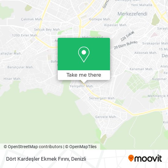 Dört Kardeşler Ekmek Fırını map