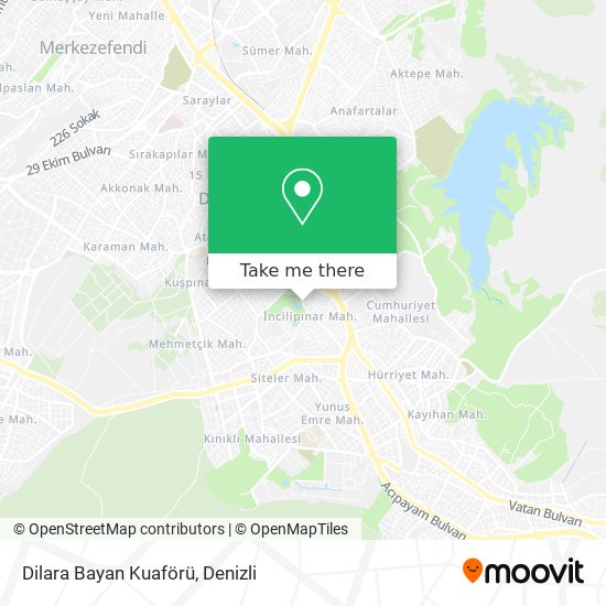 Dilara Bayan Kuaförü map