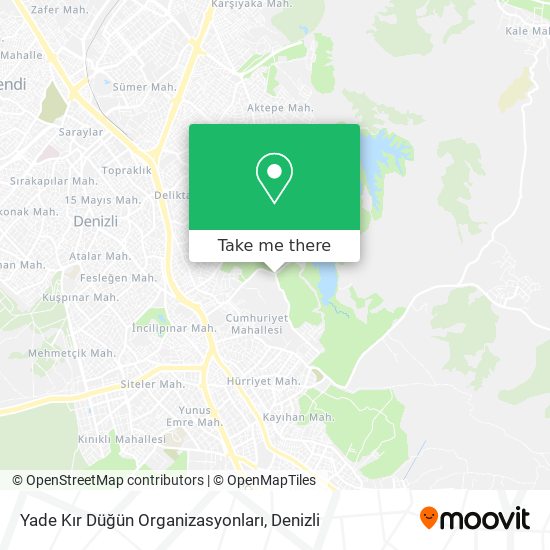 Yade Kır Düğün Organizasyonları map