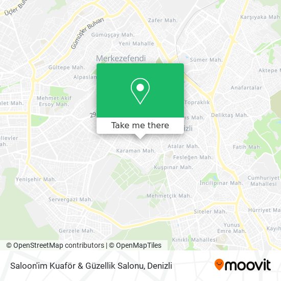 Saloon'im Kuaför & Güzellik Salonu map