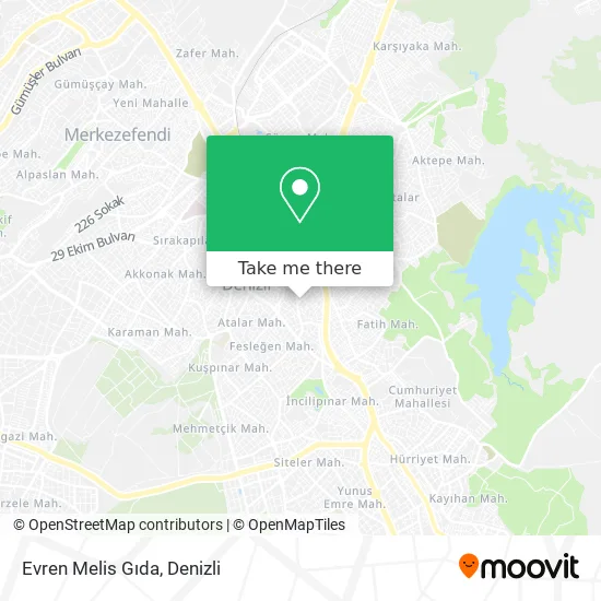 Evren Melis Gıda map