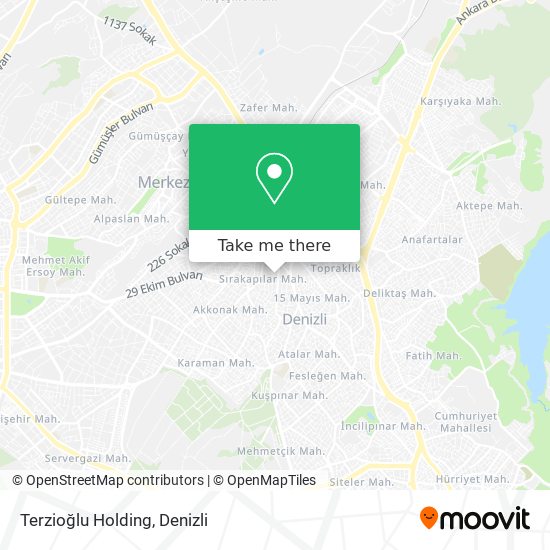 Terzioğlu Holding map