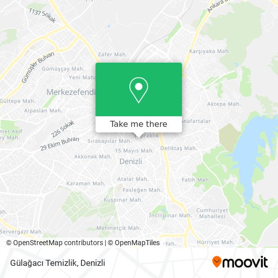 Gülağacı Temizlik map