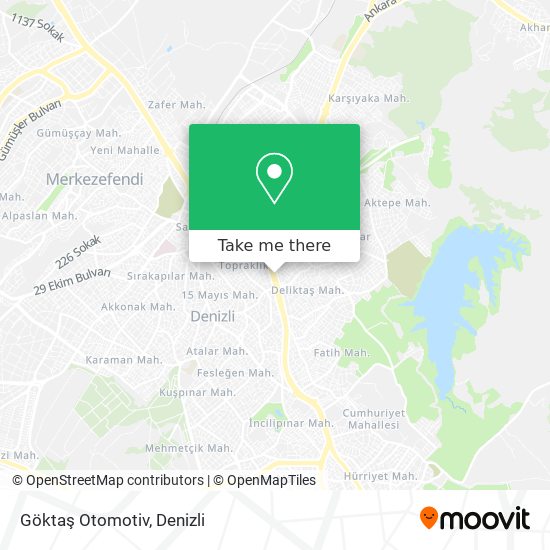 Göktaş Otomotiv map