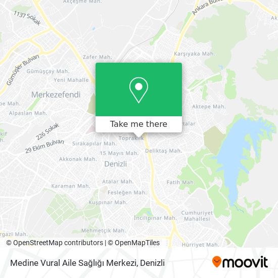 Medine Vural Aile Sağlığı Merkezi map