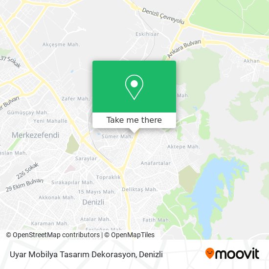 Uyar Mobilya Tasarım Dekorasyon map