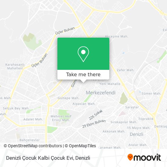 Denizli Çocuk Kalbi Çocuk Evi map