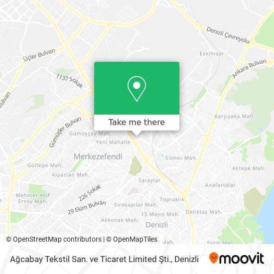 Ağcabay Tekstil San. ve Ticaret Limited Şti. map