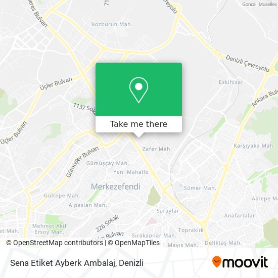 Sena Etiket Ayberk Ambalaj map
