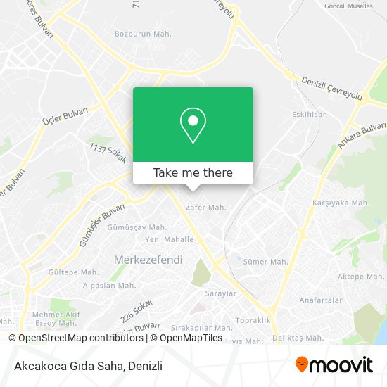 Akcakoca Gıda Saha map