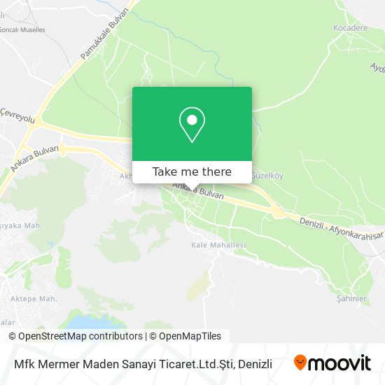 Mfk Mermer Maden Sanayi Ticaret.Ltd.Şti map