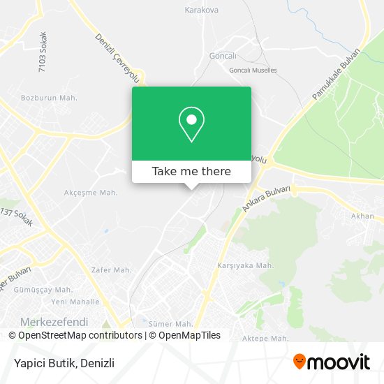 Yapici Butik map