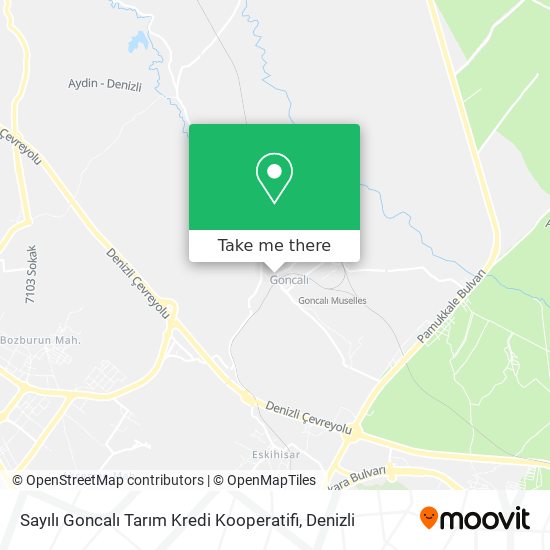 Sayılı Goncalı Tarım Kredi Kooperatifi map