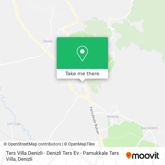 Ters Villa Denizli - Denizli Ters Ev - Pamukkale Ters Villa map