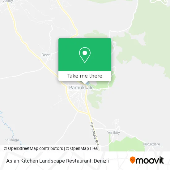 Asian Kitchen Landscape Restaurant map