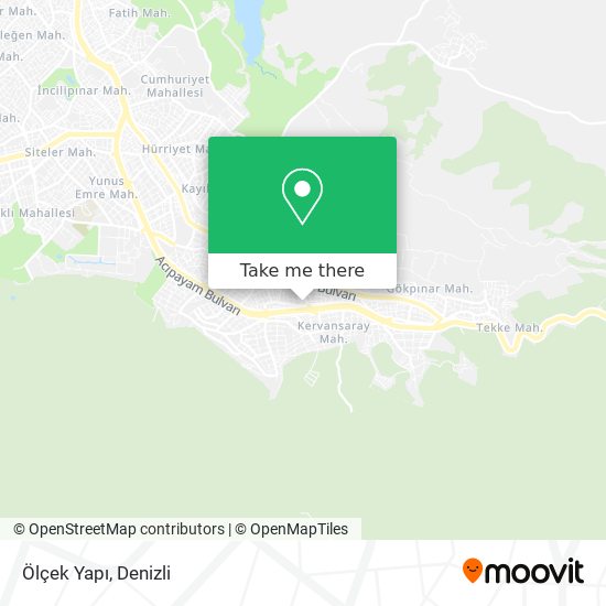 Ölçek Yapı map