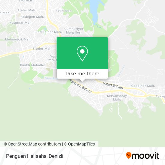 Penguen Halisaha map