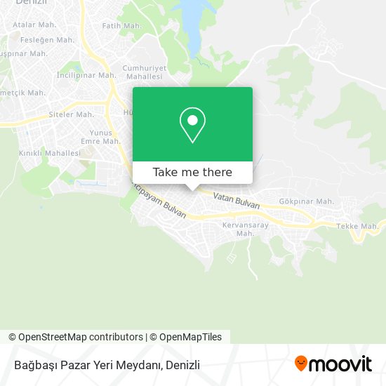 Bağbaşı Pazar Yeri Meydanı map