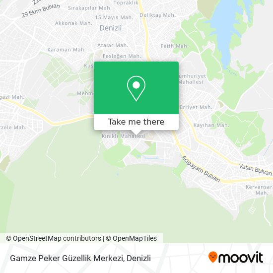 Gamze Peker Güzellik Merkezi map