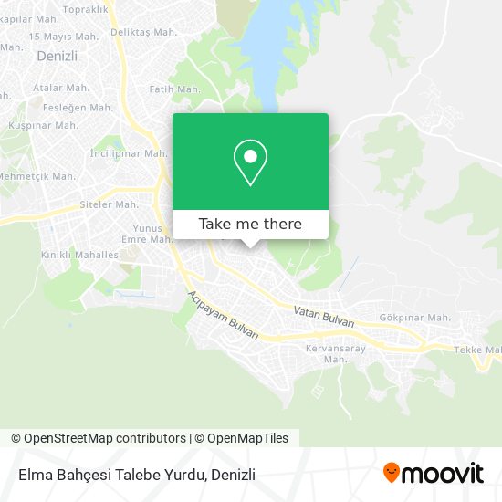 Elma Bahçesi Talebe Yurdu map