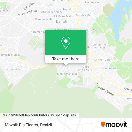 Mozaik Dış Ticaret map