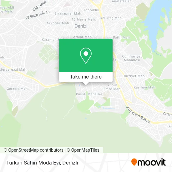 Turkan Sahin Moda Evi map