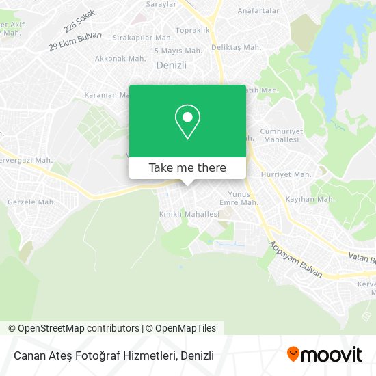 Canan Ateş Fotoğraf Hizmetleri map