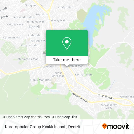 Karatopcular Group Kınıklı İnşaatı map