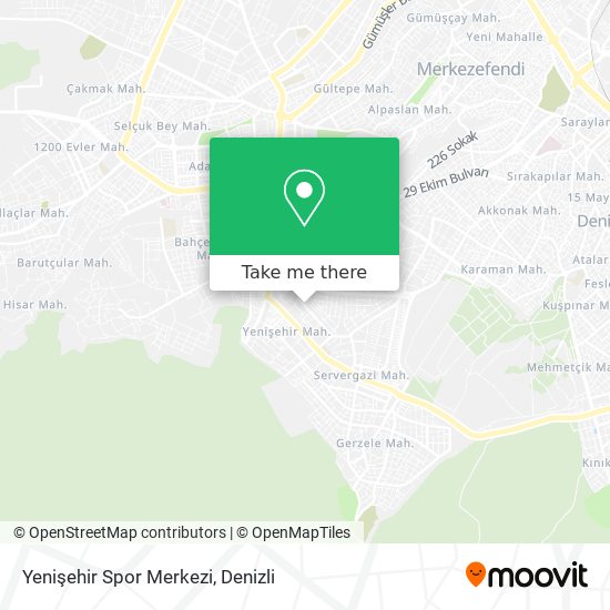 Yenişehir Spor Merkezi map