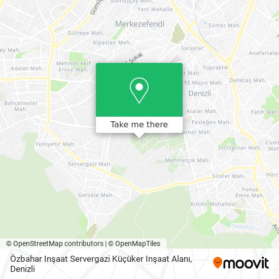 Özbahar Inşaat Servergazi Küçüker Inşaat Alanı map