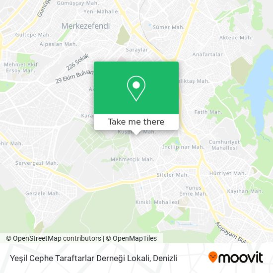 Yeşil Cephe Taraftarlar Derneği Lokali map