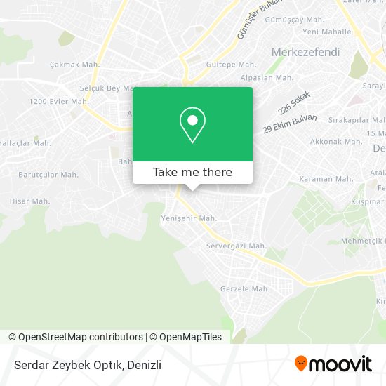 Serdar Zeybek Optık map