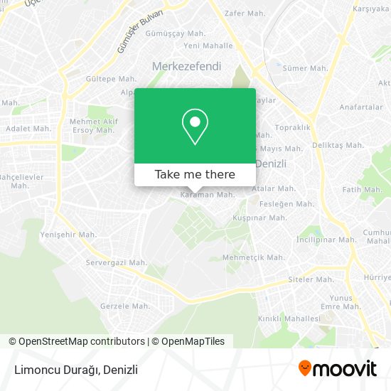 Limoncu Durağı map