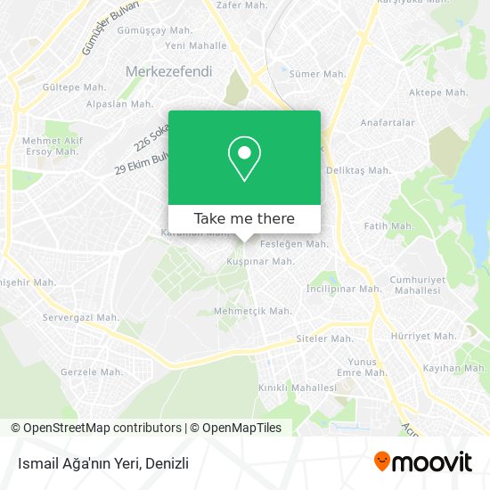 Ismail Ağa'nın Yeri map