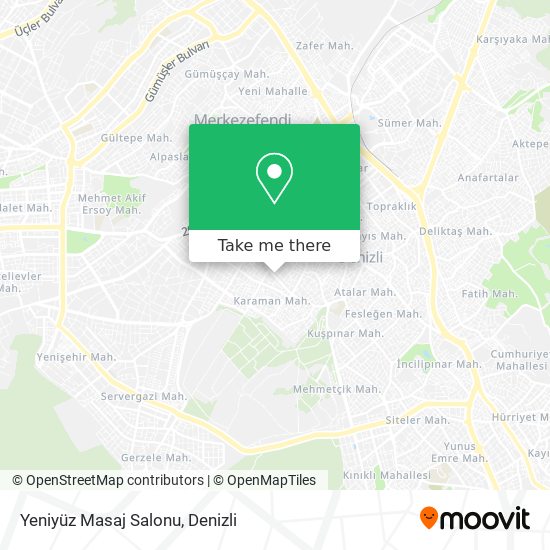 Yeniyüz Masaj Salonu map
