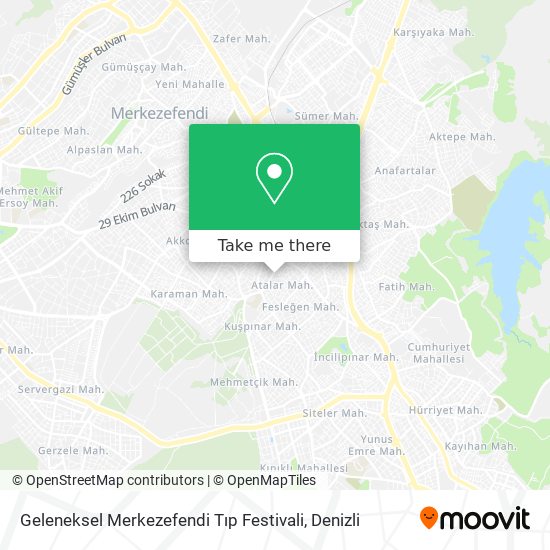 Geleneksel Merkezefendi Tıp Festivali map