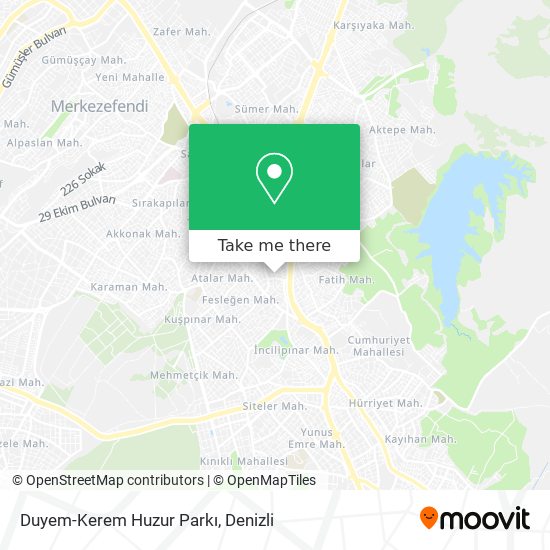 Duyem-Kerem Huzur Parkı map