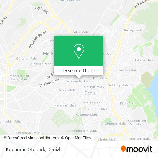 Kocaman Otopark map