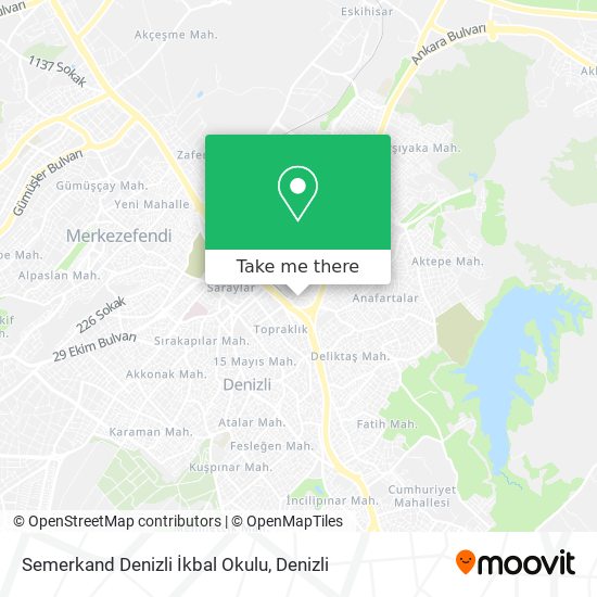 Semerkand Denizli İkbal Okulu map