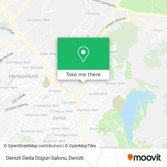Denizli Deda Dügün Salonu map