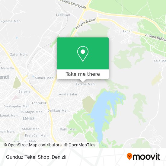 Gunduz Tekel Shop map