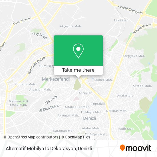 Alternatif Mobilya İç Dekorasyon map