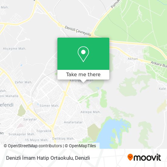 Denizli İmam Hatip Ortaokulu map