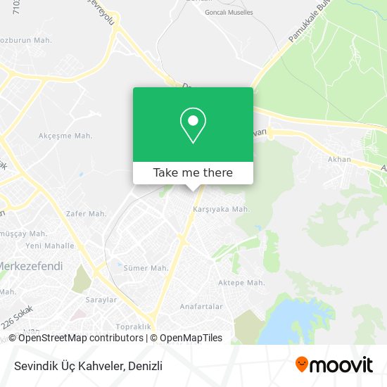 Sevindik Üç Kahveler map