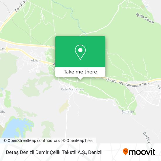 Detaş Denizli Demir Çelik Tekstil A.Ş. map
