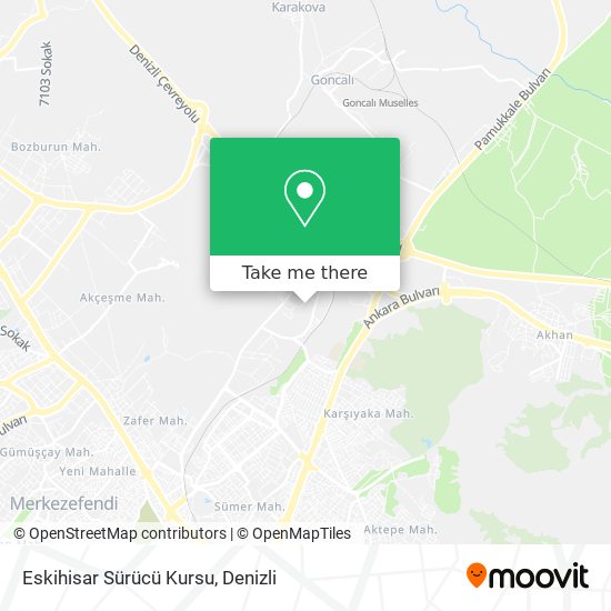 Eskihisar Sürücü Kursu map